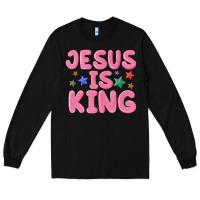 Black jesus is king Long Sleeve Tee - MaliasSmallBusiness