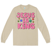 Mushroom jesus is king Long Sleeve Tee - MaliasSmallBusiness