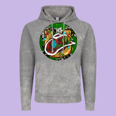Cowboy Christmas Vintage Hoodie Designed By Ranaportraitstore