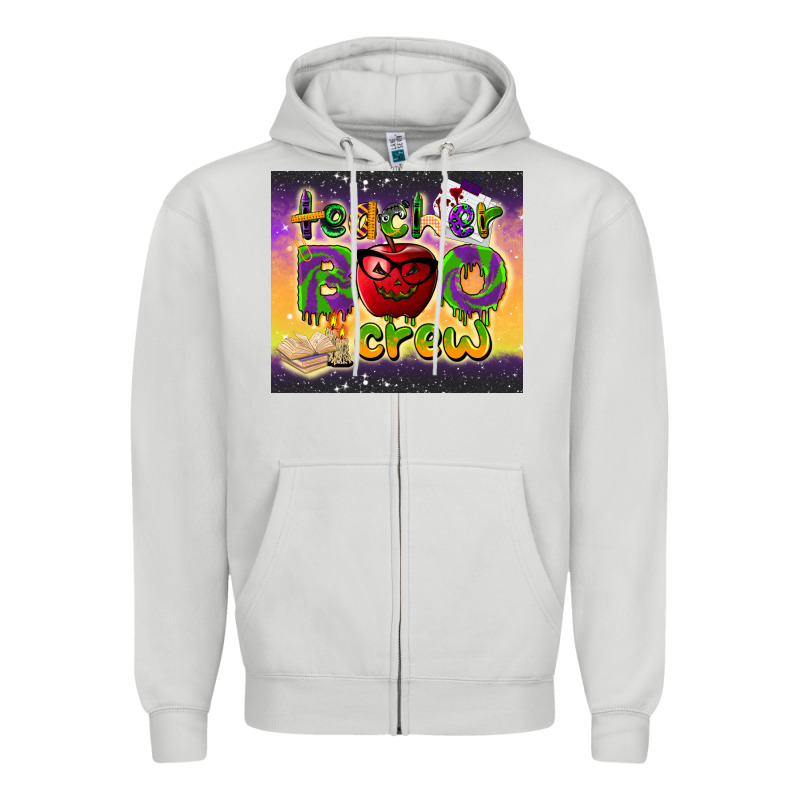 Teacher Boo Crew Tumbler Zipper Hoodie by BarkalooDesign | Teevron