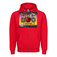Red teacher boo crew tumbler Zipper Hoodie - BarkalooDesign