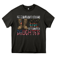 Asphalt I'm Not Just A Daddy's Little Girl Heavy Core Tee - CowhideDigitalArt