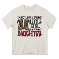 Cream I'm Not Just A Daddy's Little Girl Heavy Core Tee - CowhideDigitalArt