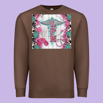 Lpn Premium Sweatshirt Designed By Tumblerdesignbyshophia