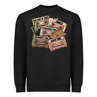 Black 90s country cassette tapes Heavyweight Sweatshirt - MaliasSmallBusiness