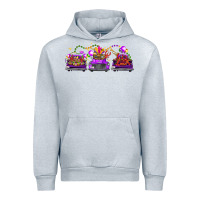Mardi Gras Farm Trucks Urban Hoodie | Teevron