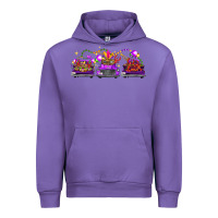 Tulip Mardi Gras Farm Trucks Urban Hoodie - FaDigitalArtStudio