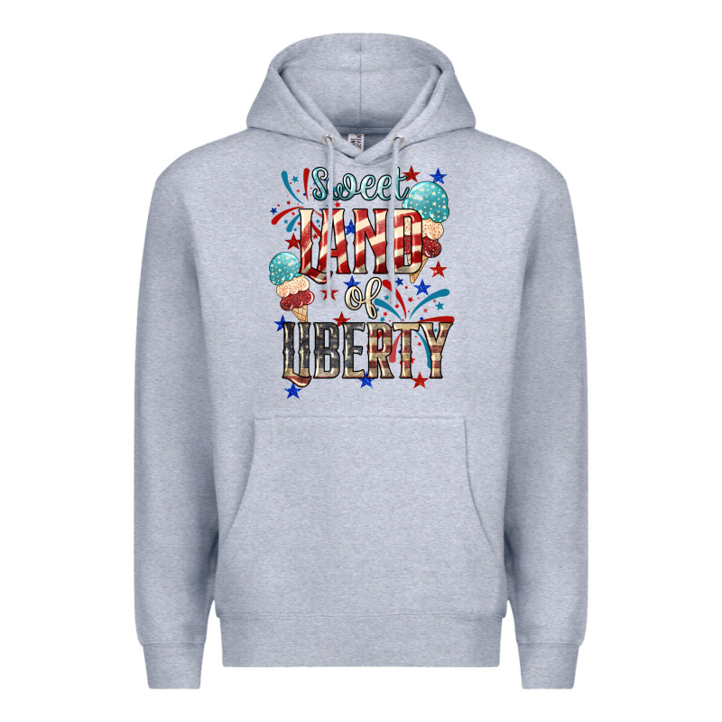 Sweet Land Of Liberty 4th Of July Premium Hoodie by HowdyJamesFarm | Teevron