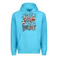 Ocean Blue Sweet land of liberty 4th of july Premium Hoodie - HowdyJamesFarm