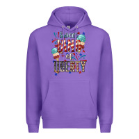 Purple Sweet land of liberty 4th of july Premium Hoodie - HowdyJamesFarm