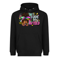 Black 70's made 80's raised afro messy bun Heavyweight Hoodie - texasbilliewilder