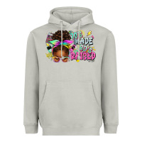 Moon Dust 70's made 80's raised afro messy bun Heavyweight Hoodie - texasbilliewilder
