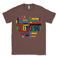 Chestnut autism heart Classic Tee - MaliasSmallBusiness