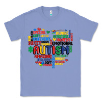 Colony Blue autism heart Classic Tee - MaliasSmallBusiness