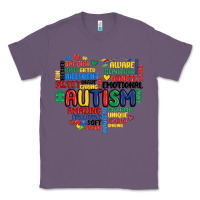Lavender autism heart Classic Tee - MaliasSmallBusiness