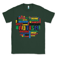 Sports Green autism heart Classic Tee - MaliasSmallBusiness
