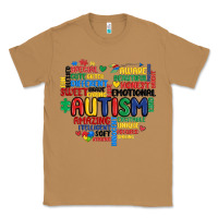 Toasted Coconut autism heart Classic Tee - MaliasSmallBusiness