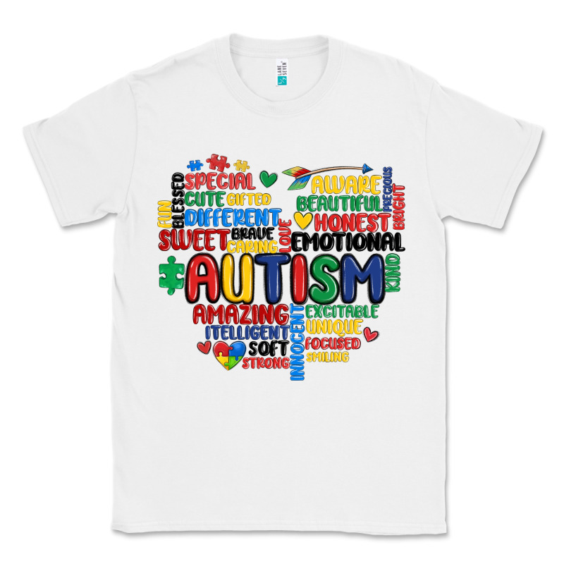 Autism Heart Classic Tee by MaliasSmallBusiness | Teevron