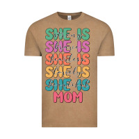 Vintage Coffee she is mom Vintage Tee - JahusDesignShop