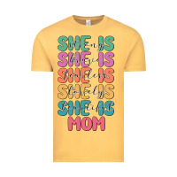 Vintage Mustard she is mom Vintage Tee - JahusDesignShop