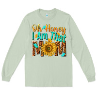 Matcha oh honey i am that mom Long Sleeve Tee - NancyCooperArtShop