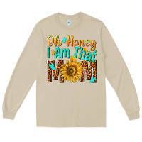 Mushroom oh honey i am that mom Long Sleeve Tee - NancyCooperArtShop