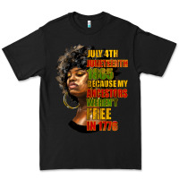 Black juneteenth 1885 because my ancestors weren't free in 1776 black woman Premium Tee - HRA Design Shop