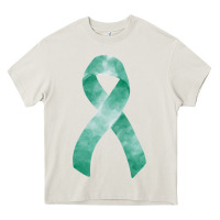 Cream liver cancer ribbon fa element Heavy Core Tee - FaDigitalArtStudio