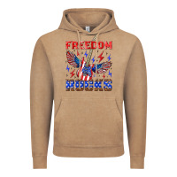 Vintage Coffee freedom rocks Vintage Hoodie - NancyCooperArtShop
