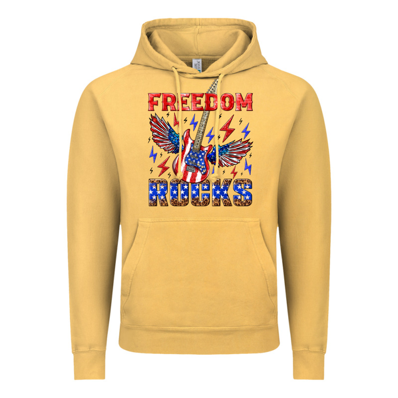 Freedom Rocks Vintage Hoodie by NancyCooperArtShop | Teevron