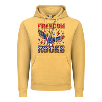 Vintage Mustard freedom rocks Vintage Hoodie - NancyCooperArtShop