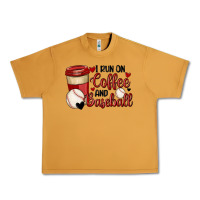 Peanut Butter i run on coffee and baseball Urban Heavy Tee - MaliasSmallBusiness