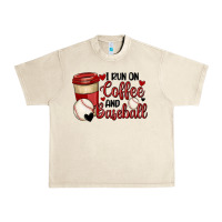 Sandshell i run on coffee and baseball Urban Heavy Tee - MaliasSmallBusiness