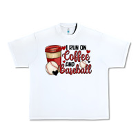 White i run on coffee and baseball Urban Heavy Tee - MaliasSmallBusiness