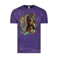 Cloud Purple western tennessee horse Vintage Tee - LillyAllenDesigns