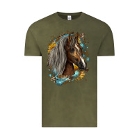 Vintage Olive western tennessee horse Vintage Tee - LillyAllenDesigns