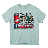 Star Spangled Hammered Heavy Core Tee | Teevron