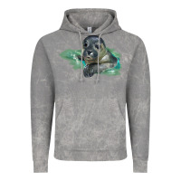 Cloud Rock Sea Seal Face Illustrations Vintage Hoodie - LillyAllenDesigns