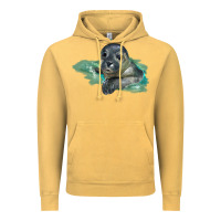 Vintage Mustard Sea Seal Face Illustrations Vintage Hoodie - LillyAllenDesigns