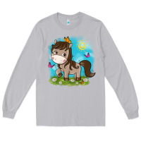 Moon Dust little cute horse Long Sleeve Tee - NancyCooperArtShop