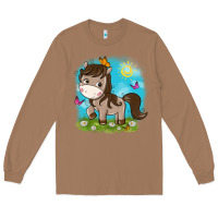 Toasted Coconut little cute horse Long Sleeve Tee - NancyCooperArtShop