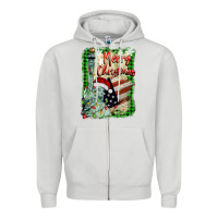 Merry Christmas  Statue Of Liberty Zipper Hoodie | Teevron