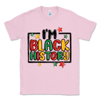 Bubblegum Pink i'm black history Classic Tee - MaliasSmallBusiness