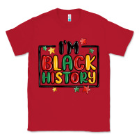 Red i'm black history Classic Tee - MaliasSmallBusiness