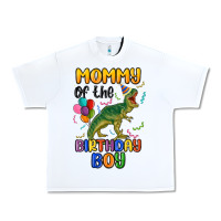 White mommy of the birthday boy Urban Heavy Tee - MaliasSmallBusiness