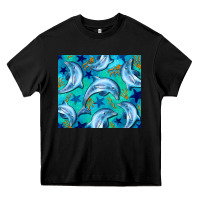 Black dolphin tumbler Heavy Core Tee - BarkalooDesign
