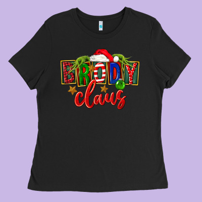 Christmas Brody Claus Ladies Tee Designed By Fadigitalartstudio