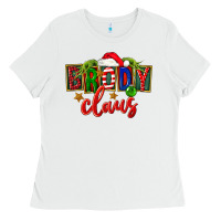 White Christmas brody claus Ladies Tee - FaDigitalArtStudio
