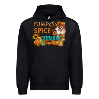 Black Pumpkin Spice Junkie Urban Hoodie - FaDigitalArtStudio