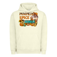 Pigment Pistachio Pumpkin Spice Junkie Urban Hoodie - FaDigitalArtStudio
